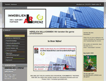 Tablet Screenshot of immobilien-lorenz.de
